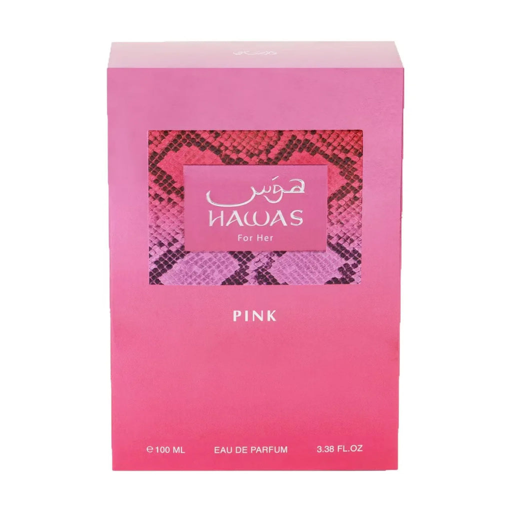 Hawas For Her Pink Eau de Parfum 100ml Floral Fruity Long Lasting Fragrance