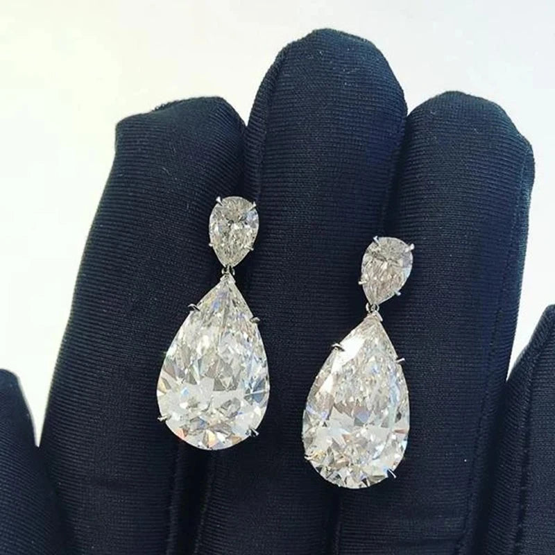 Dangle Earrings for Women Crystal Teardrop
