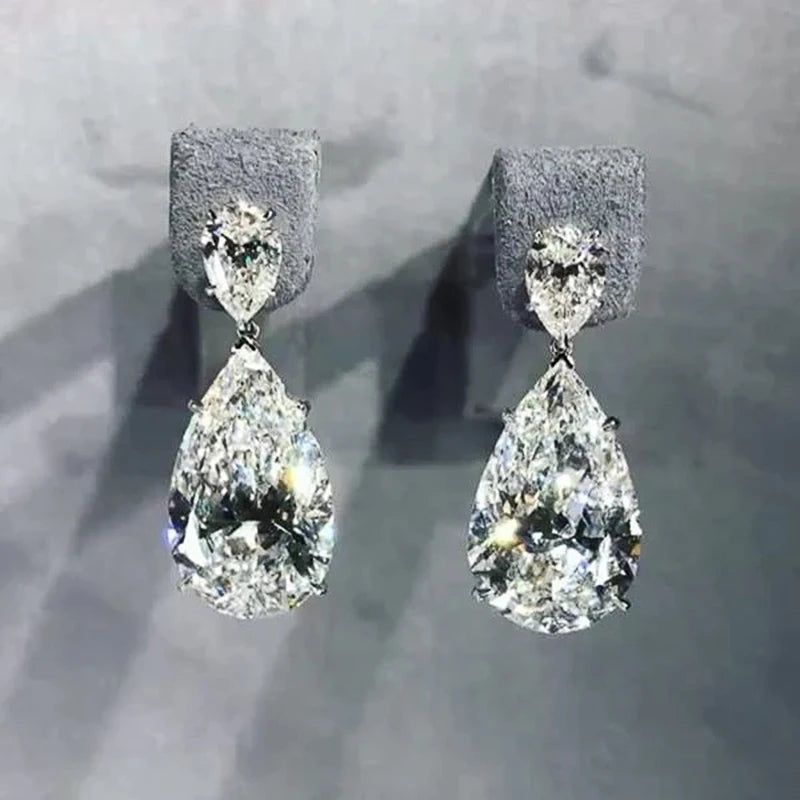 Dangle Earrings for Women Crystal Teardrop