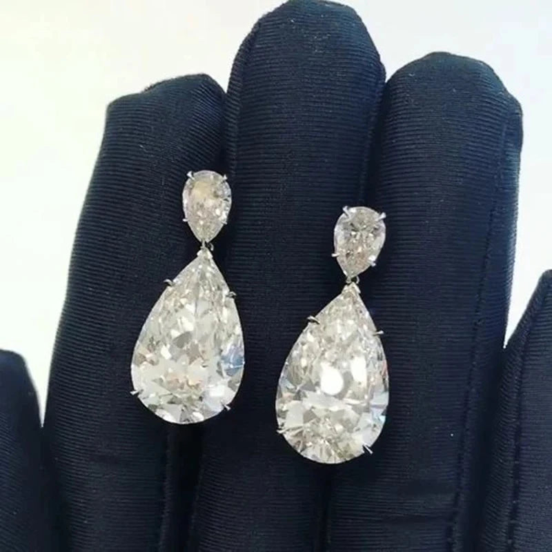 Dangle Earrings for Women Crystal Teardrop