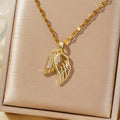 French Shell Pearl Necklace Love Heart Clavicle Chain Choker
