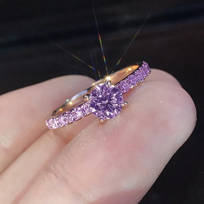 Oval Zirconia Trendy Ring