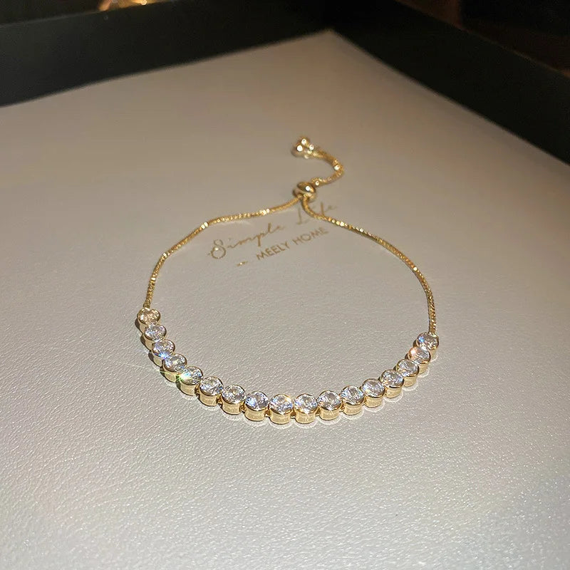 Wave Geometry Adjustable Bracelet Bangle