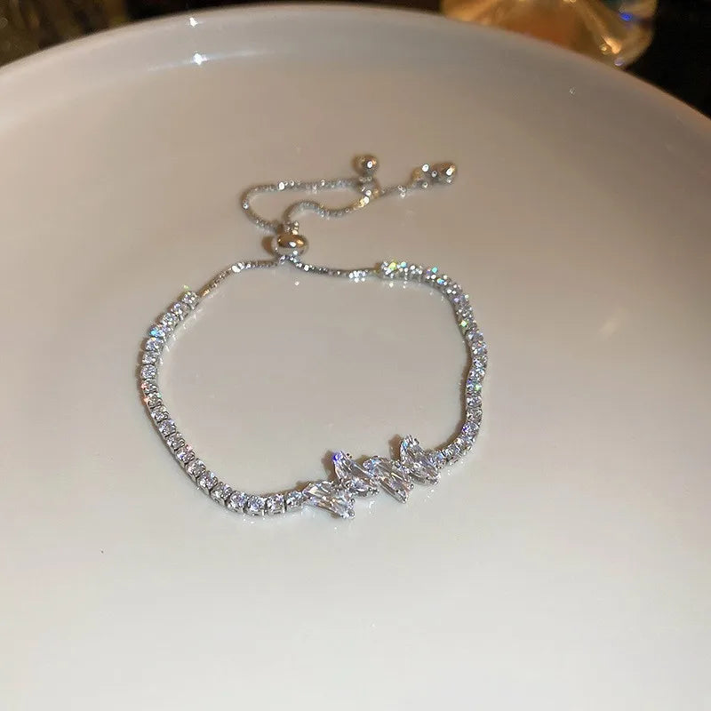 Wave Geometry Adjustable Bracelet Bangle
