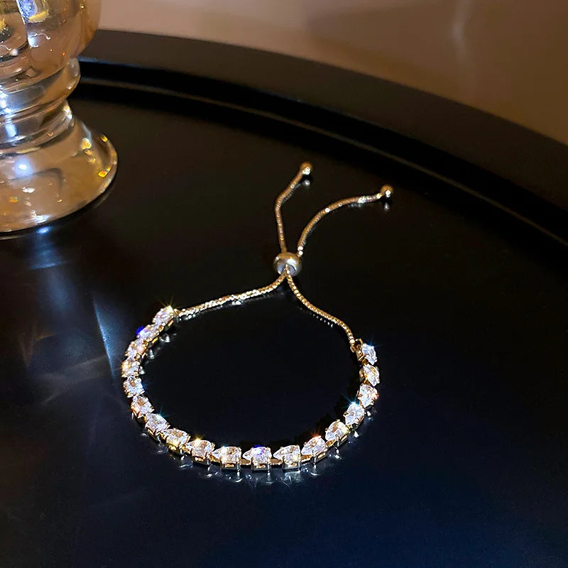 Wave Geometry Adjustable Bracelet Bangle
