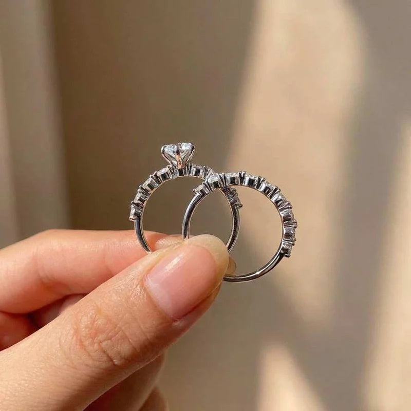 Marquise Cubic Zirconia Set Rings