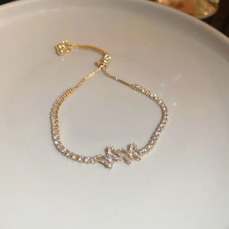 Wave Geometry Adjustable Bracelet Bangle