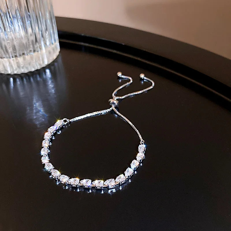 Wave Geometry Adjustable Bracelet Bangle